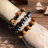3 Piece Halloween Beaded Bracelet