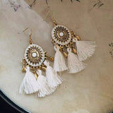 18K Gold-Plated Stainless Steel Dangle Earrings