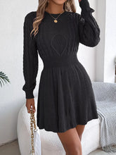 Cable Knit Long Sleeve Sweater Dress | Cozy & Chic