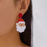 Christmas Acrylic Dangle Earrings