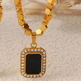 18K Gold-Plated Pendant Necklace