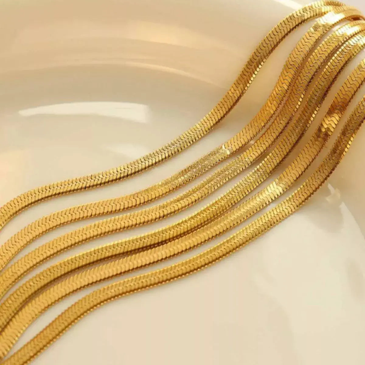 18K Gold-Plated Titanium Steel Necklace