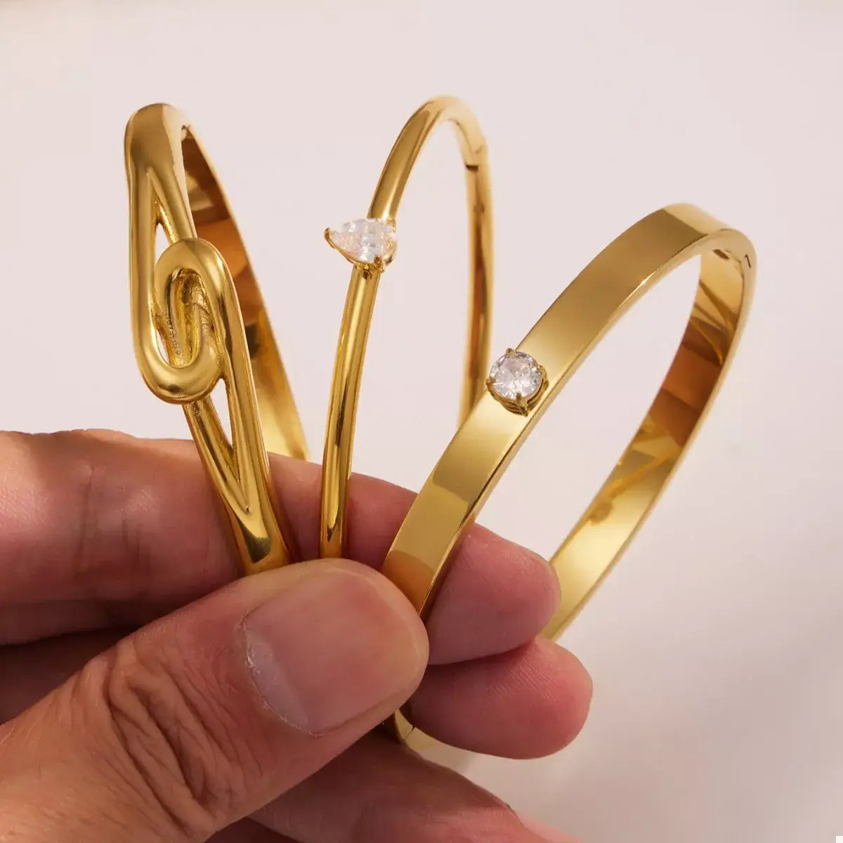 18K Gold-Plated Zircon Bracelet