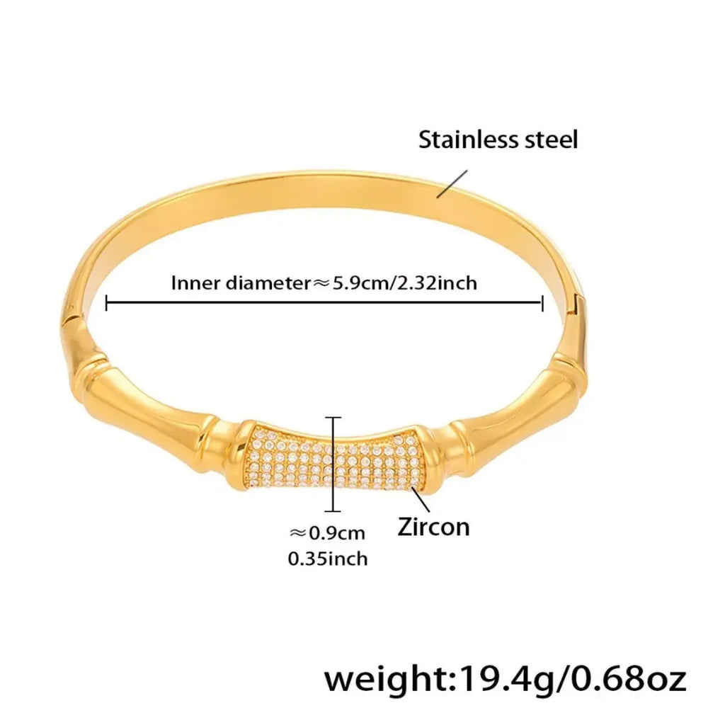 18K Gold-Plated Zircon Bracelet