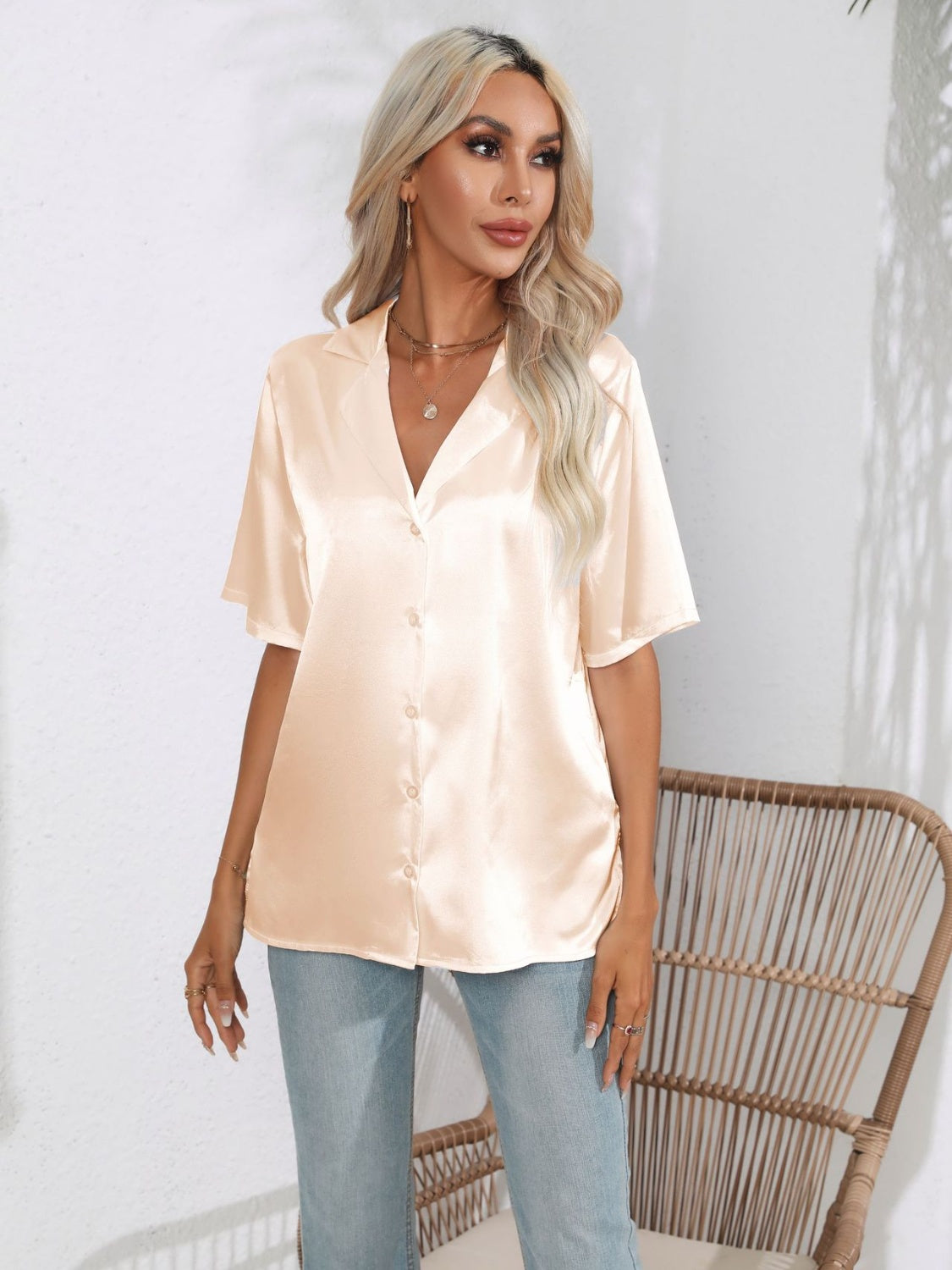 Button Down Short Sleeve Shirt