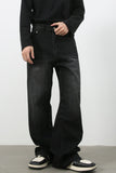 Men's Mid Rise Wide Leg Jeans
