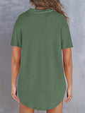 Waffle-Knit Short Sleeve Polo Shirt