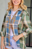 Plaid Button Up Long Sleeve Shirt