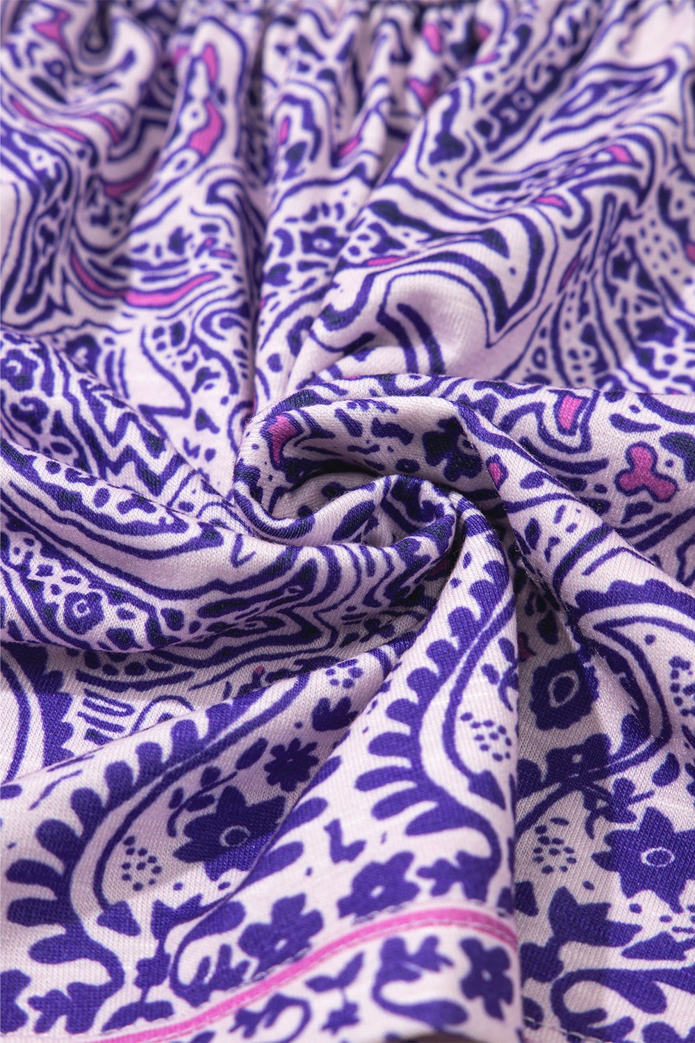 Printed Square Neck Half Sleeve Blouse