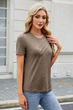 Round Neck Short Sleeve T-Shirt