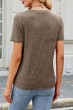 Round Neck Short Sleeve T-Shirt