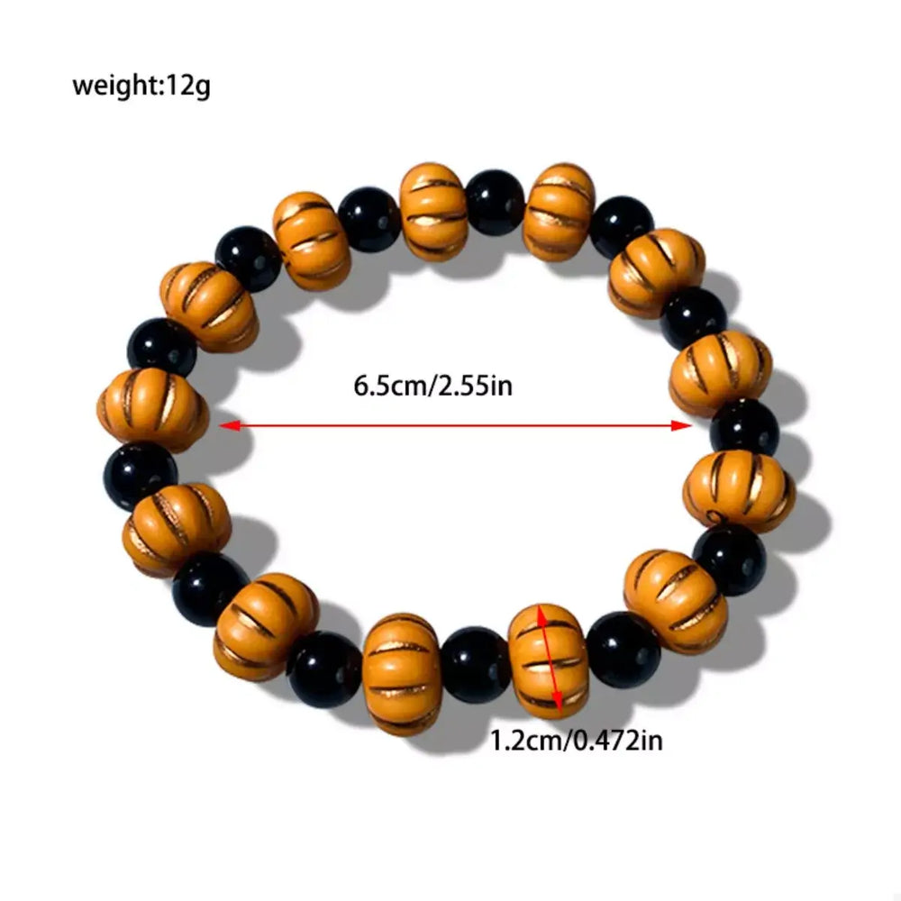 3 Piece Halloween Beaded Bracelet