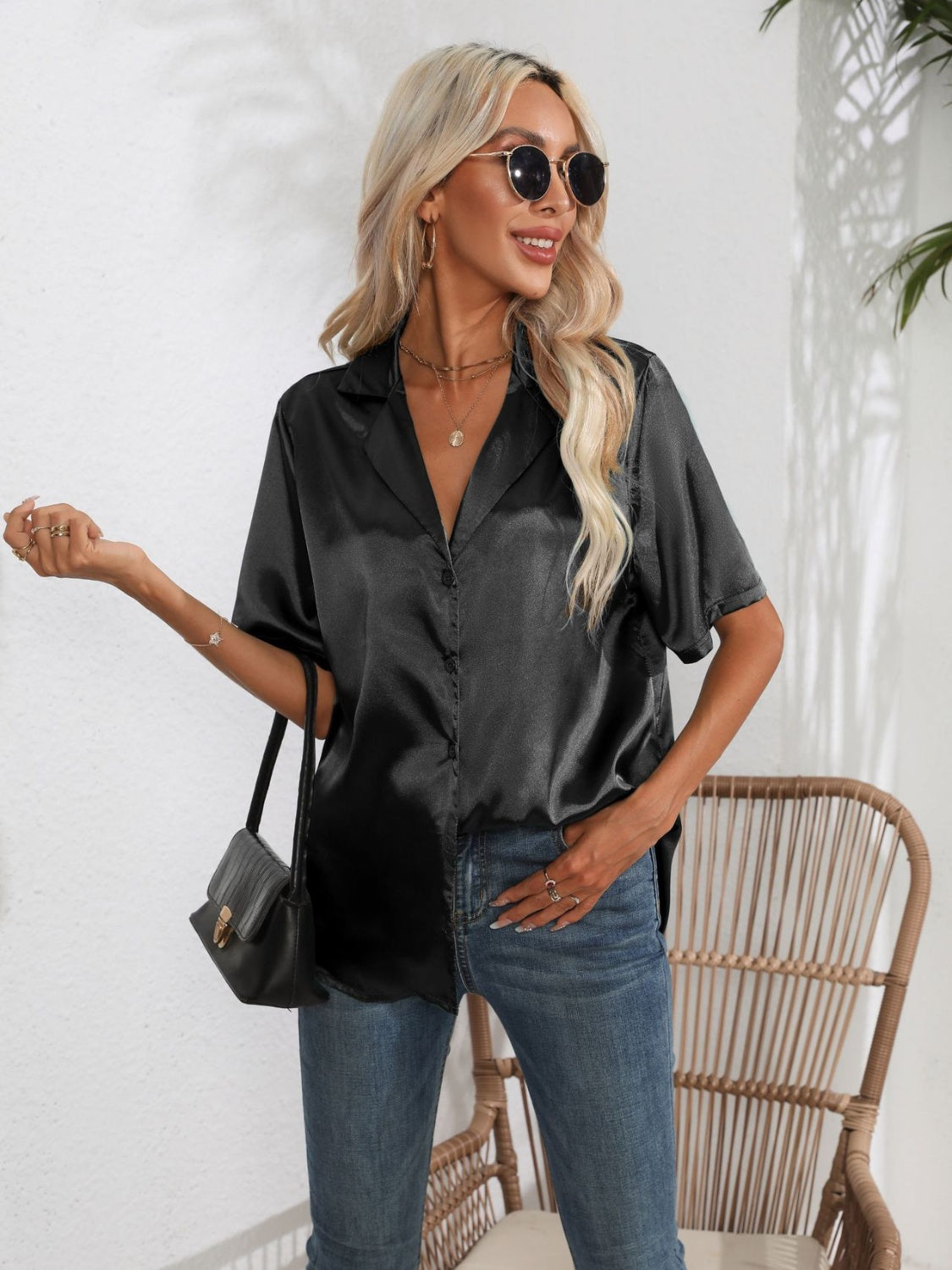 Button Down Short Sleeve Shirt