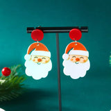 Christmas Acrylic Dangle Earrings