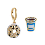 Food Theme Copper Asymmetry Earring