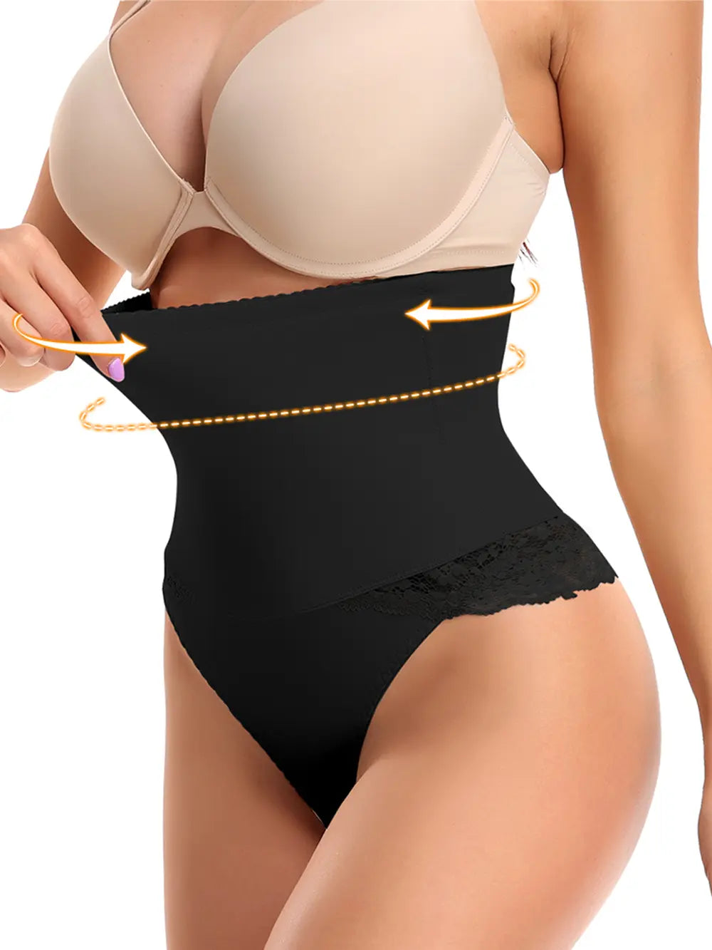 Lace Detail Shaping Shorts – Full Size Run | Felvior