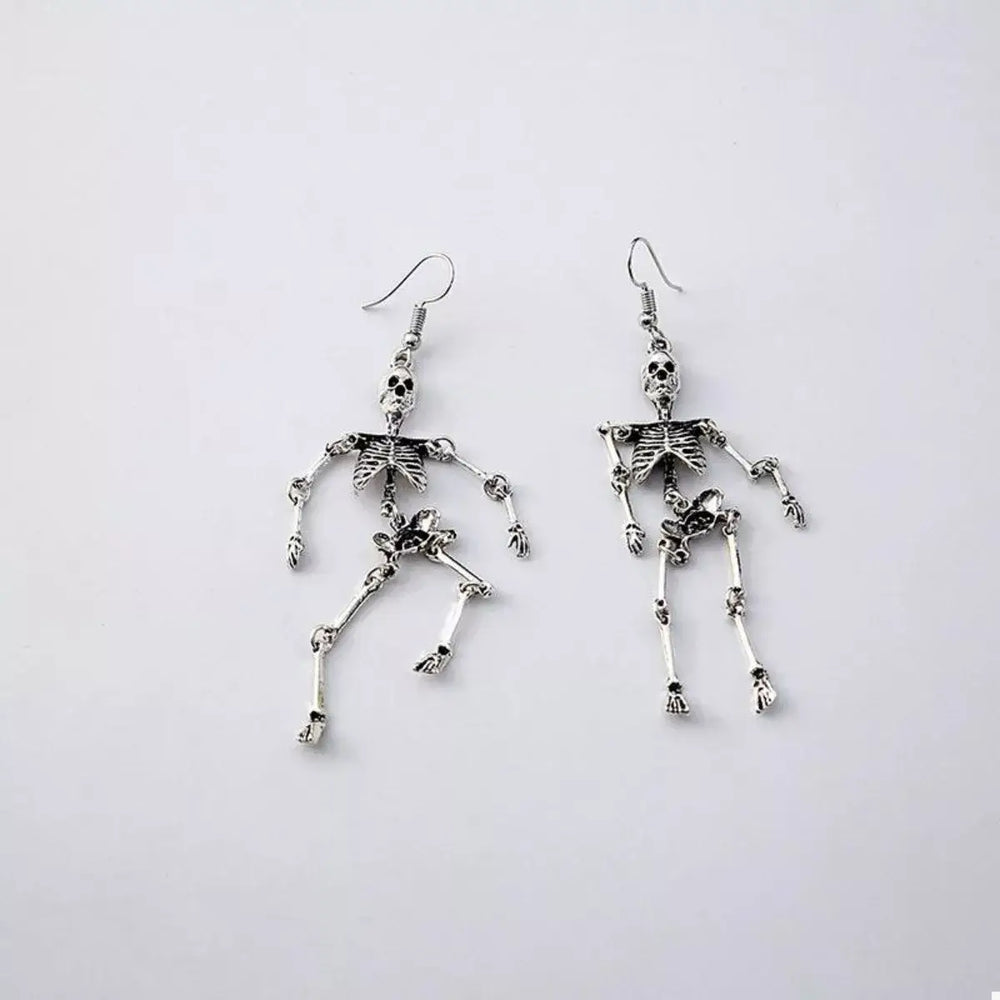 Halloween Skeleton Dangle Earrings