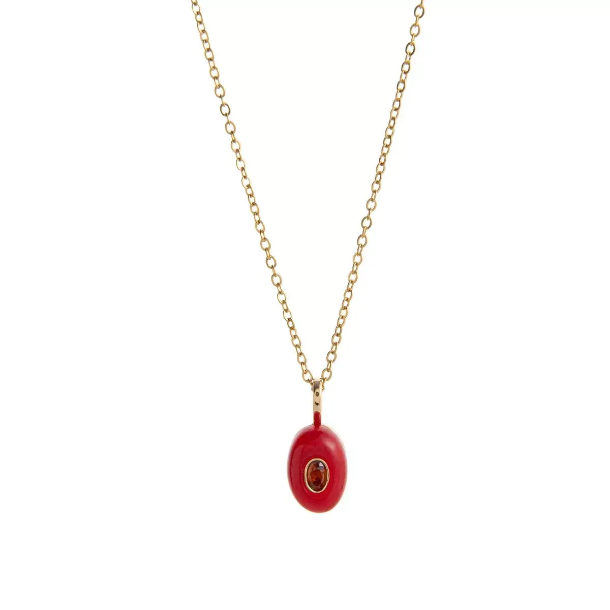 Natural Stone Pendant Necklace - Elegant Jewelry