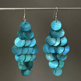 Stainless Steel Shell Dangle Earrings