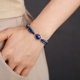 Handmade Teardrop Shape Beaded Bracelet