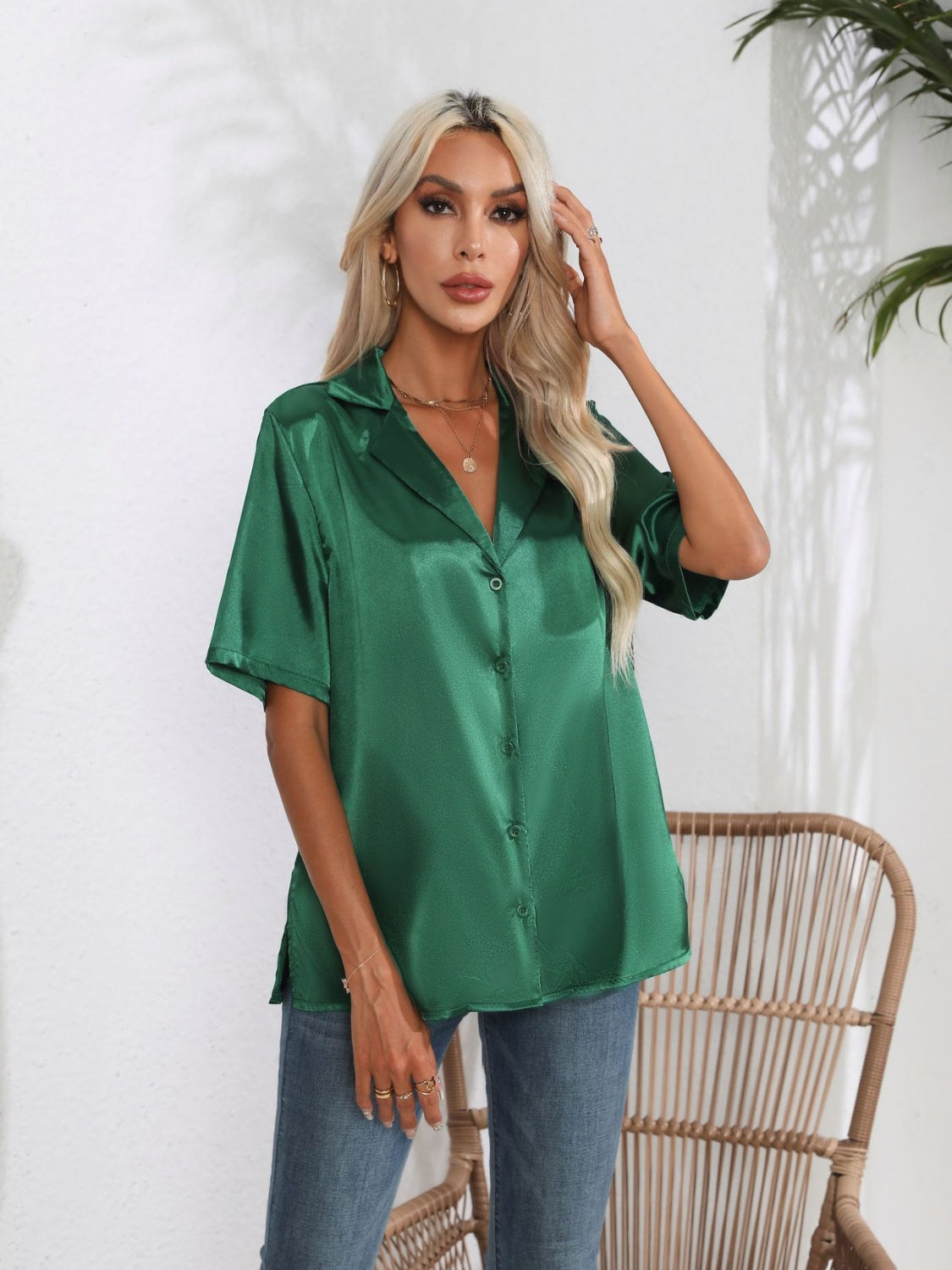 Button Down Short Sleeve Shirt